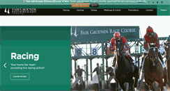 Desktop Screenshot of fairgroundsracecourse.com